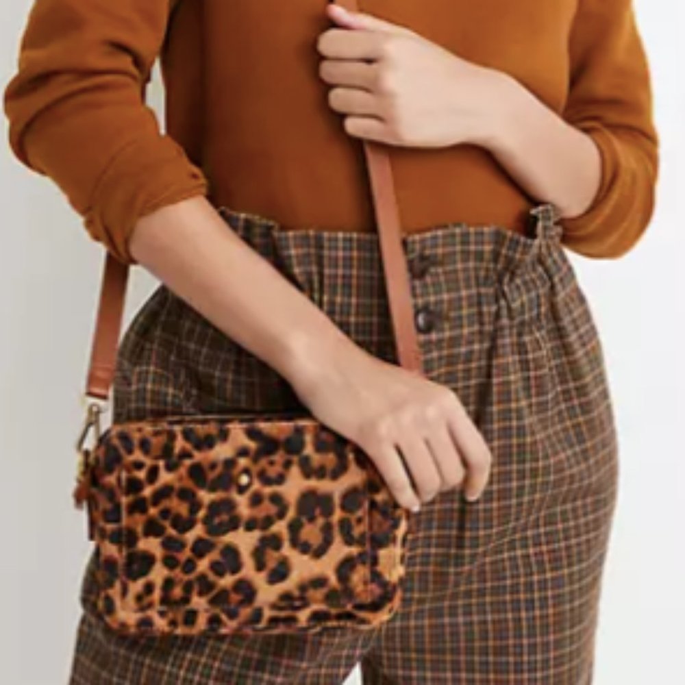 Madewell The Transport Camera Bag: Calf Hair Edition